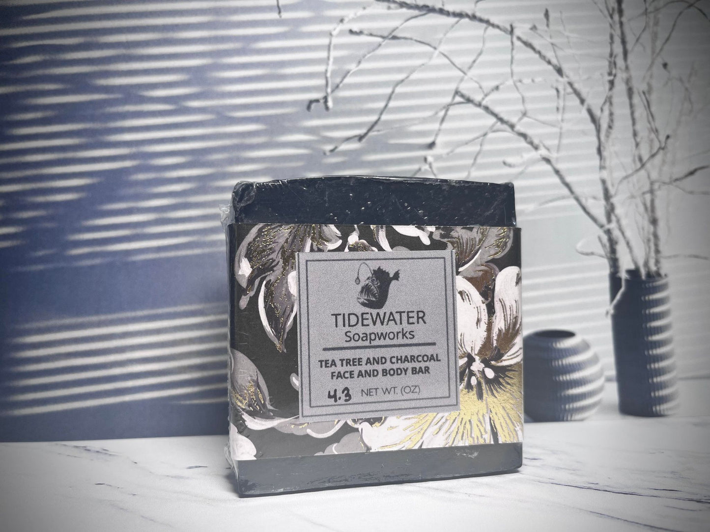 Tea Tree and Charcoal Face and Body Bar