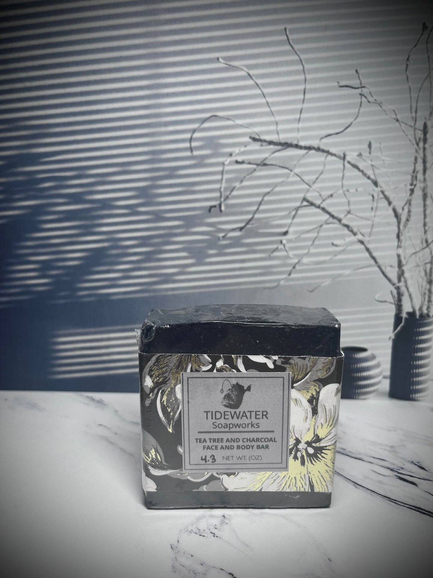 Tea Tree and Charcoal Face and Body Bar