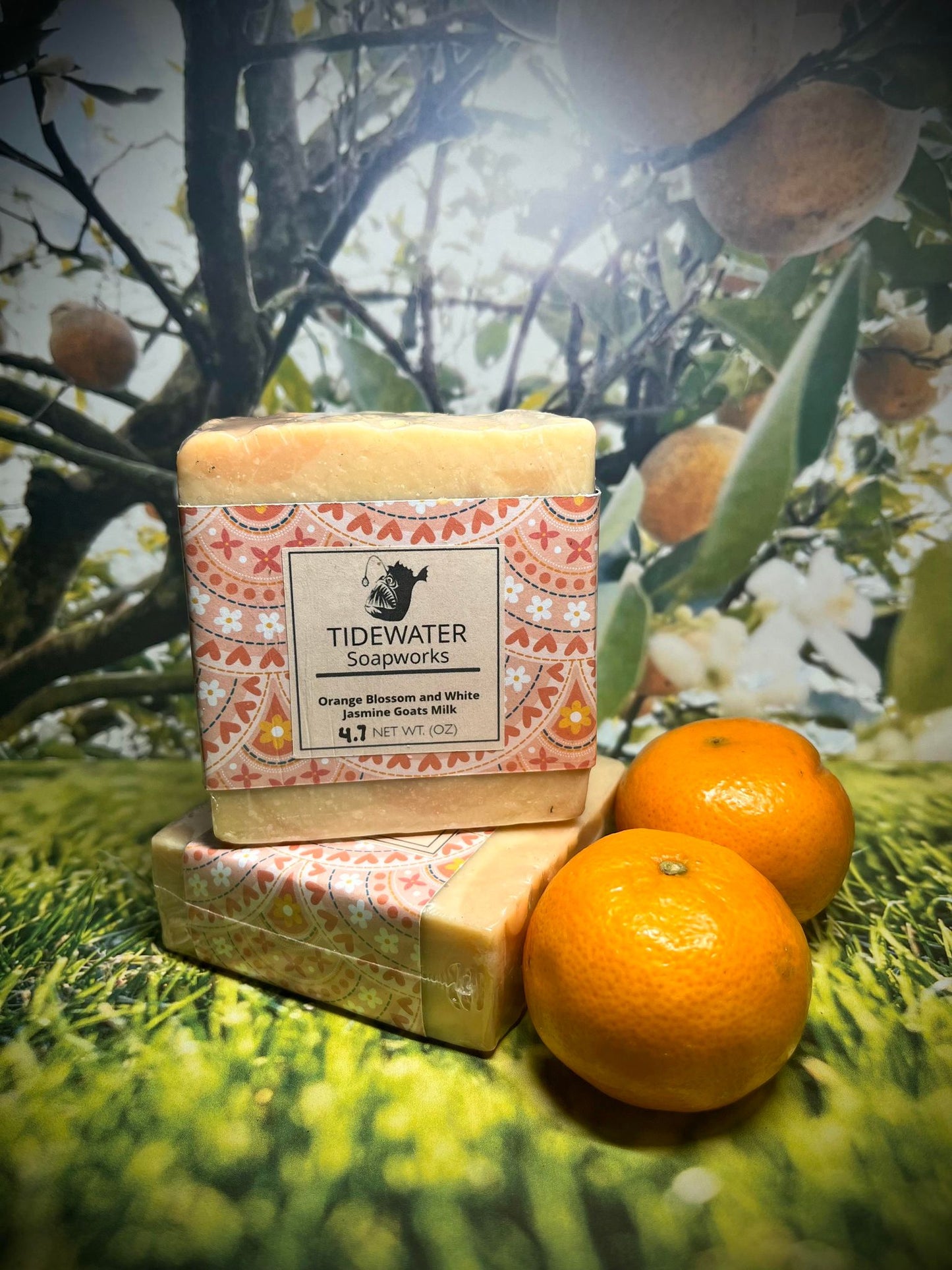 Orange Blossom and White Jasmine Goats Milk Soap